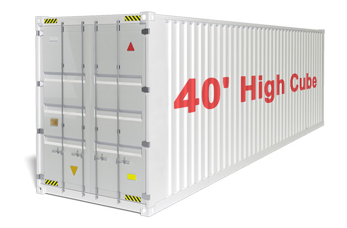 40' футовый контейнер High Cube